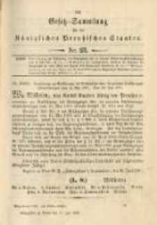 Gesetz-Sammlung für die Königlichen Preussischen Staaten. 1901.07.11 No23