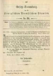 Gesetz-Sammlung für die Königlichen Preussischen Staaten. 1901.10.14 No31