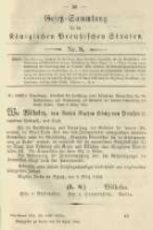 Gesetz-Sammlung für die Königlichen Preussischen Staaten. 1904.04.29 No8