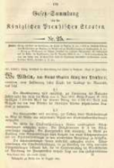 Gesetz-Sammlung für die Königlichen Preussischen Staaten. 1904.08.10 No25