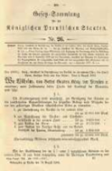 Gesetz-Sammlung für die Königlichen Preussischen Staaten. 1904.08.13 No26