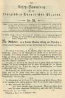 Gesetz-Sammlung für die Königlichen Preussischen Staaten. 1904.09.03 No31