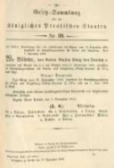 Gesetz-Sammlung für die Königlichen Preussischen Staaten. 1904.11.17 No39