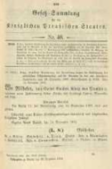 Gesetz-Sammlung für die Königlichen Preussischen Staaten. 1904.12.13 No40