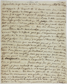 Kopia listu Tytusa Działyńskiego do księcia Adama Czartoryskiego, 06.08.1847