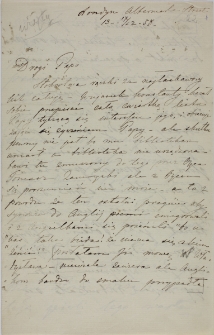 List Cecylii Działyńskiej do Tytusa Działyńskiego, Londyn 13-17.12.1858