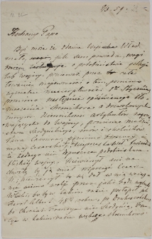 List Cecylii Działyńskiej do Tytusa Działyńskiego, 09.03.1859