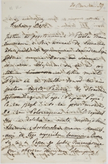 List Cecylii Działyńskiej do Tytusa Działyńskiego, 20.06.1859