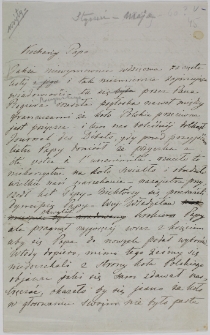 List Cecylii Działyńskiej do Tytusa Działyńskiego, 01-05.1860