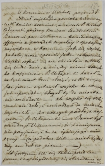 List Celestyny Działyńskiej do Tytusa Działyńskiego, 25.04.1848