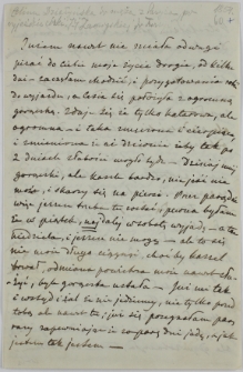 List Celestyny Działyńskiej do Tytusa Działyńskiego, 1854