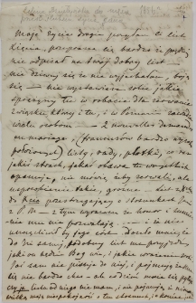 List Celestyny Działyńskiej do Tytusa Działyńskiego, 1856