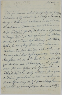 List Celestyny Działyńskiej do Tytusa Działyńskiego, 04.03.1859