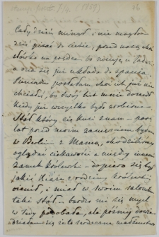 List Celestyny Działyńskiej do Tytusa Działyńskiego, 07.04.1859