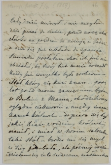 List Celestyny Działyńskiej do Tytusa Działyńskiego, 07.04.1859