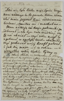 List Celestyny Działyńskiej do Tytusa Działyńskiego, 21.02.1860