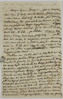 List Celestyny Działyńskiej do Tytusa Działyńskiego, 23.02.1860
