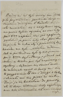List Celestyny Działyńskiej do Tytusa Działyńskiego, 25.02.1860