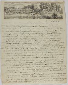 List Jana Działyńskiego do Tytusa Działyńskiego, Poznań 08.08.1844