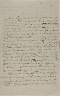 List Jana Działyńskiego do Tytusa Działyńskiego, 06.02.1850