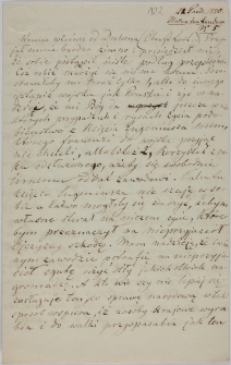 List Jana Działyńskiego do Tytusa Działyńskiego, 22.10.1850
