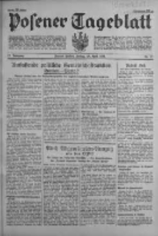 Posener Tageblatt 1938.04.29 Jg.77 Nr97