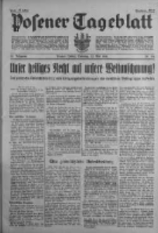 Posener Tageblatt 1938.05.22 Jg.77 Nr116