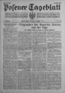 Posener Tageblatt 1938.08.14 Jg.77 Nr184