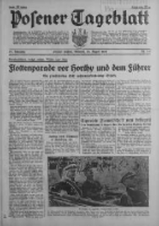 Posener Tageblatt 1938.08.24 Jg.77 Nr191