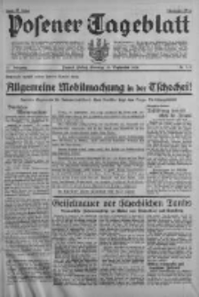 Posener Tageblatt 1938.09.25 Jg.77 Nr219