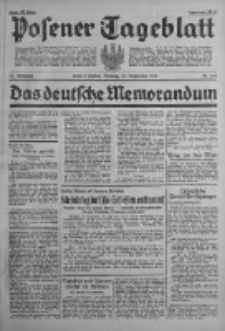Posener Tageblatt 1938.09.27 Jg.77 Nr220