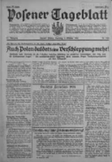 Posener Tageblatt 1938.10.02 Jg.77 Nr225