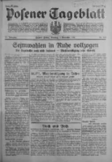 Posener Tageblatt 1938.11.08 Jg.77 Nr255