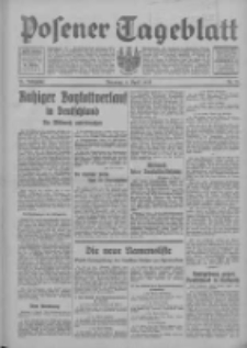 Posener Tageblatt 1933.04.04 Jg.72 Nr78