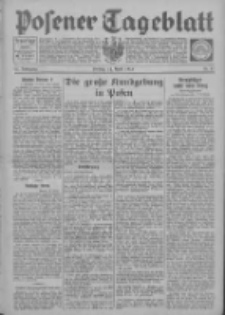 Posener Tageblatt 1933.04.14 Jg.72 Nr87