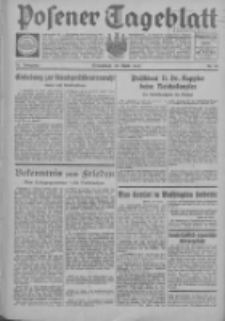 Posener Tageblatt 1933.04.29 Jg.72 Nr98