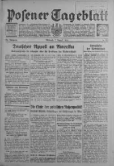 Posener Tageblatt 1933.08.02 Jg.72 Nr174