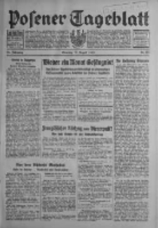 Posener Tageblatt 1933.08.13 Jg.72 Nr184