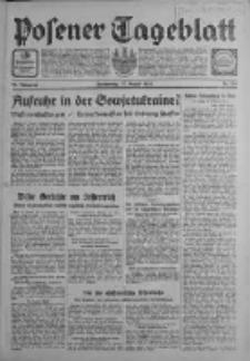 Posener Tageblatt 1933.08.17 Jg.72 Nr186