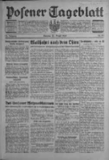Posener Tageblatt 1933.08.27 Jg.72 Nr195