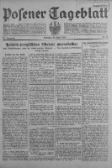 Posener Tageblatt 1934.04.25 Jg.73 Nr92