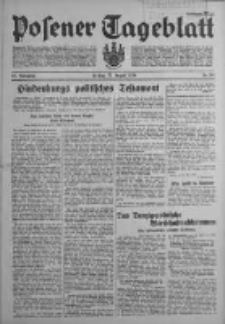 Posener Tageblatt 1934.08.17 Jg.73 Nr184