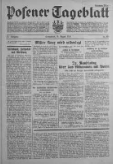 Posener Tageblatt 1934.08.18 Jg.73 Nr185