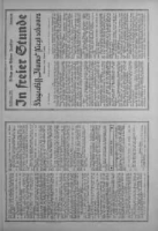 In freier Stunde.Beilage zum Posener Tageblatt 1934.02.25 Nr45