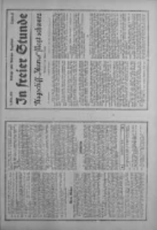 In freier Stunde.Beilage zum Posener Tageblatt 1934.03.02 Nr49