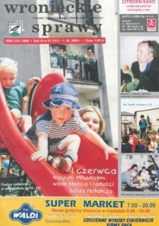 Wronieckie Sprawy 2000.06.01 R.11 Nr21(151)