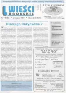 Wieści Lubońskie 1997.11 Nr11(82)