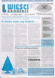 Wieści Lubońskie 1997.12 Nr12(83)