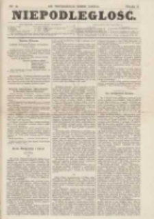 Niepodległość: (Organ Komitetu Reprezentacyjnego Zjednoczenia Emigracji Polskiej) 1866.09.10 R.1 Nr4