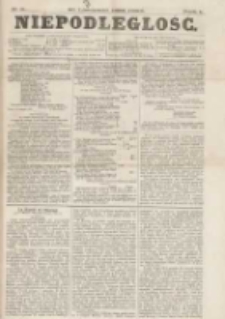 Niepodległość: (Organ Komitetu Reprezentacyjnego Zjednoczenia Emigracji Polskiej) 1866.11.20 R.1 Nr11